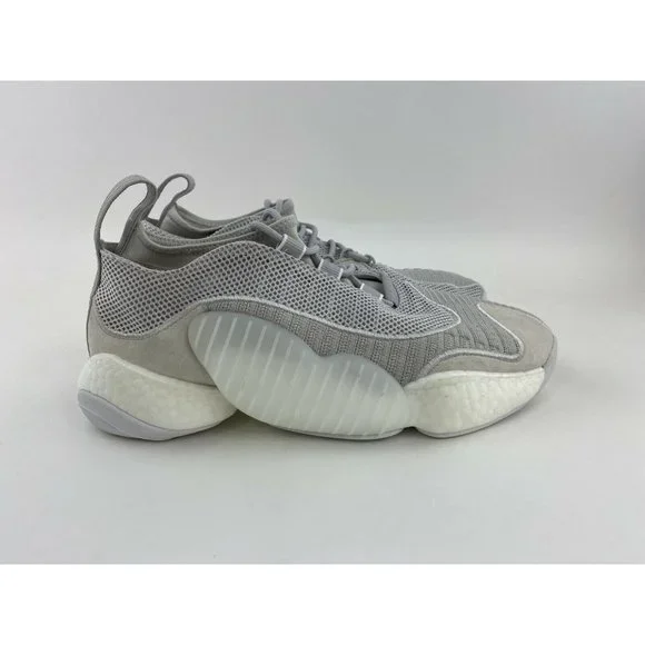 Adidas Crazy BYW 2 White Grey Men's Sneakers Shoes Boost Gray NO SHOE BOX - Picture 4 of 10